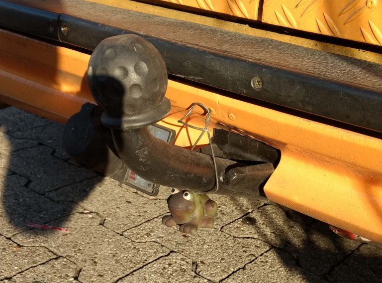 Der Frosch Sitzt In Dem Rohre